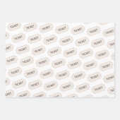 Popcorn Retro Movie Cinema Geschenkpapier Set (Vorderseite 2)