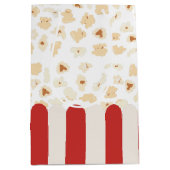 Popcorn Retro Movie Cinema Mittlere Geschenktüte (Vorderseite)