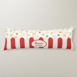 Popcorn Retro Movie Cinema Monogram Seitenschläferkissen