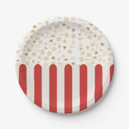 Popcorn Retro Movie Cinema Pappteller