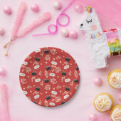 Popcorn Retro Movie Cinema Pappteller (Party)