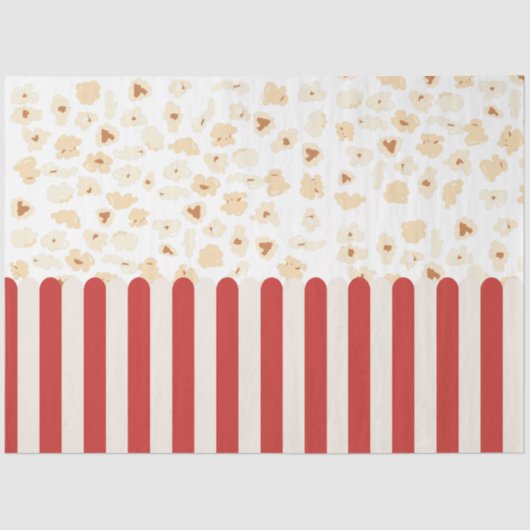 Popcorn Retro Movie Cinema Seidenpapier (Vorderseite)
