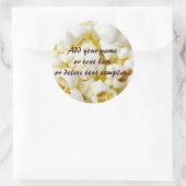 Popcorn Runder Aufkleber (Tasche)