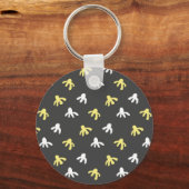 Popcorn-Schlüsselanhänger (Dunkelgrau und Butterge Schlüsselanhänger (Vorderseite)