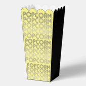 Popcorn, schwarz und gelb geschenkschachtel (Vorderseite)