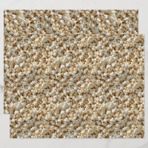 Popcorn Seamless Muster Scrapbook Paper