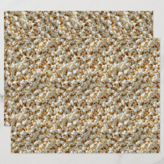 Popcorn Seamless Muster Scrapbook Paper