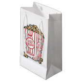 Popcorn Snack Geschenktasche Kleine Geschenktüte (Vorderseite Schrägansicht)