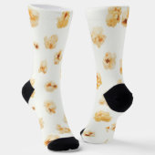 Popcorn socken (Gewinkelt)