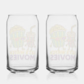 Popcorn & Soda Duo – Movie Night Vibes Dosenglas (Rückseite)