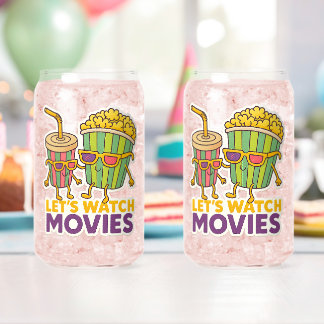 Popcorn & Soda Duo – Movie Night Vibes Dosenglas