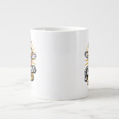 Popcorn Squad Jumbo-Tasse (Vorderseite)