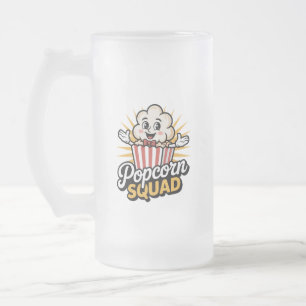 Popcorn Squad Mattglas Bierglas