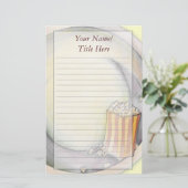 Popcorn Stationery Briefpapier (Stehend Vorderseite)