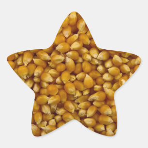 POPCORN Stern-Aufkleber