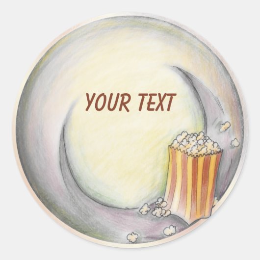 Popcorn Stickers (Vorderseite)