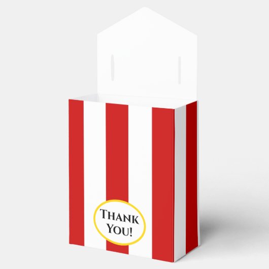 Popcorn-Stilistik Geschenkschachtel (Geöffnet)