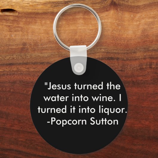 Popcorn Sutton Schlüsselanhänger (Vorderseite)