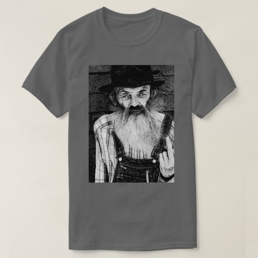 Popcorn Sutton T-Shirt (Design vorne)