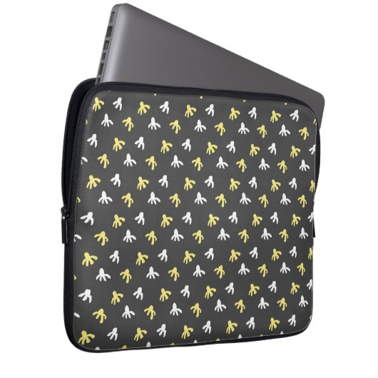 Popcorn Tablet Case (Dark Gray & Butter Yellow) (Vorne Rechts)