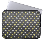 Popcorn Tablet Case (Dark Gray & Butter Yellow) (Vorderseite)