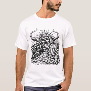 Popcorn-Tag-Horrorfilm-Nacht T-Shirt
