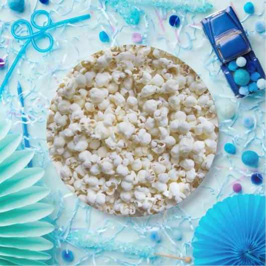 Popcorn Texture Fotografy Decor Pappteller (Party)
