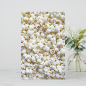 Popcorn Texture Fotografy Helle Dekoration Briefpapier (Stehend Vorderseite)