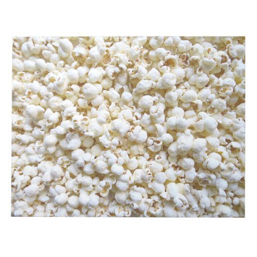 Popcorn Texture Fotografy Helle Dekoration Notizblock (Vorderseite)