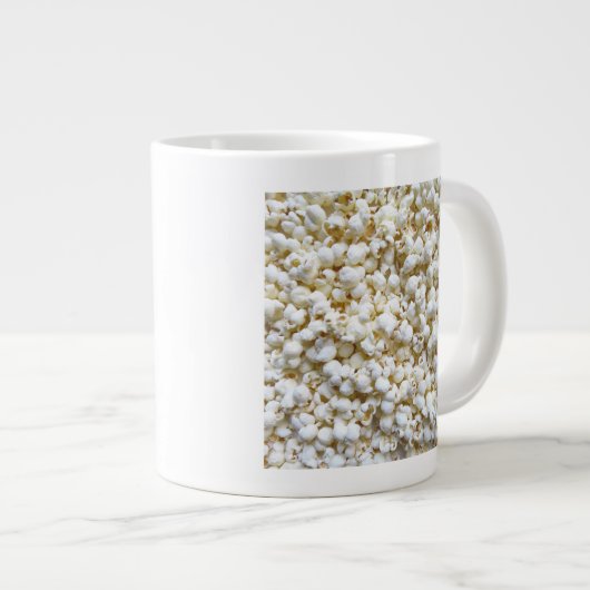 Popcorn Texture Fotografy Jumbo-Tasse (Vorderseite Rechts)