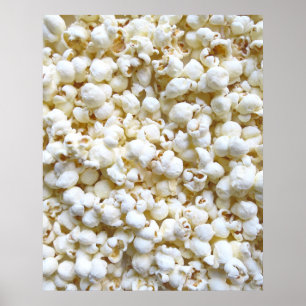 Popcorn Texture Fotografy Poster