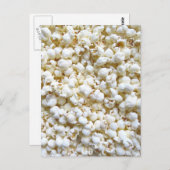 Popcorn Texture Fotografy Postkarte (Vorne/Hinten)