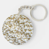 Popcorn Texture Fotografy Schlüsselanhänger (Rückseite)