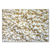 Popcorn Texture Fotografy Tischnummer (Vorderseite)