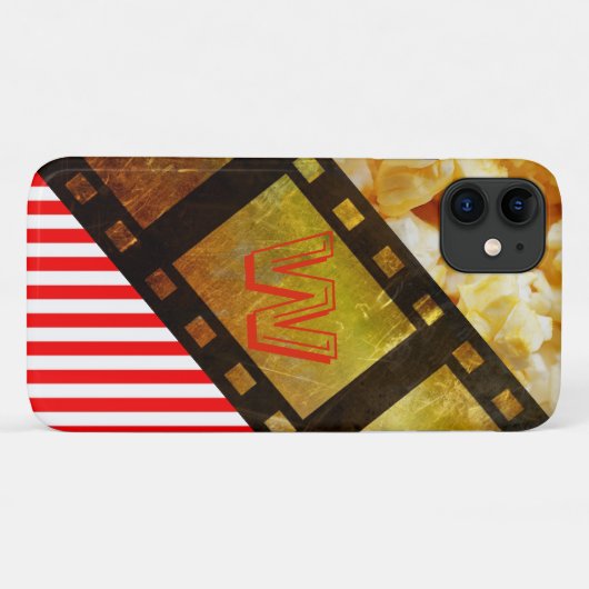 Popcorn und Filmmaterial Case-Mate iPhone Hülle (Rückseite (Horizontal))
