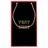 Popcorn- und Filmmusiktasche Kleine Geschenktüte (Rückseite)