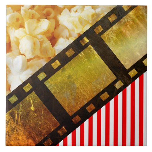 Popcorn- und Filmspulenfilm-Keramikfliese Fliese (Vorderseite)
