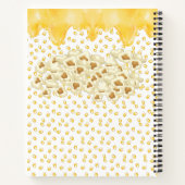 Popcorn und geschmolzenes Butter-Notebook Notizblock (Rückseite)