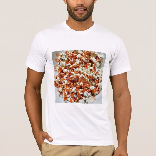POPCORN UND HOTSAUCE T-Shirt (Vorderseite)