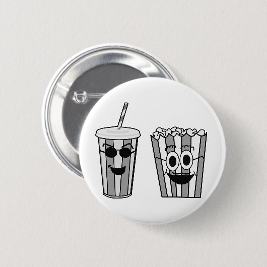 Popcorn und Soda Button (Vorne & Hinten)