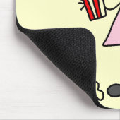 Popcorn-und Zuckerwatte-T-Shirts und Geschenke Mousepad (Ecke)