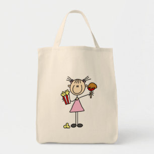 Popcorn und Zuckerwatte T-Shirts und Geschenke Tragetasche
