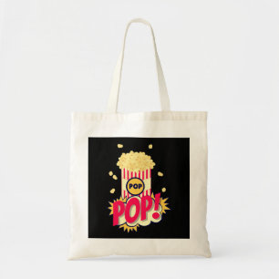Popcorn Vintag Retro Funny Tragetasche