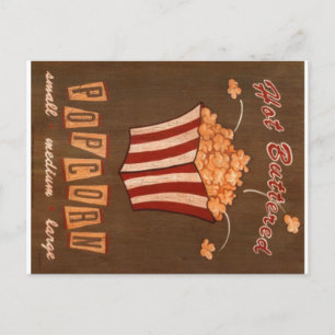 Popcorn Vintage und Postkarte 2