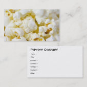 Popcorn Visitenkarte (Vorne/Hinten)
