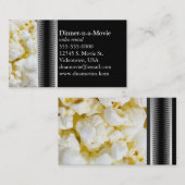 Popcorn-Visitenkarten Visitenkarte (Vorne/Hinten)