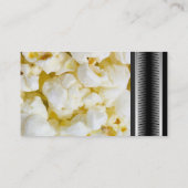 Popcorn-Visitenkarten Visitenkarte (Rückseite)