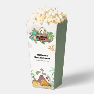 Popcorn-Vulkan-Schlüpfende-Dinosaurier-Baby-Party Geschenkschachtel