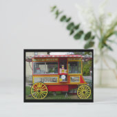 Popcorn-Wagen Postkarte (Stehend Vorderseite)