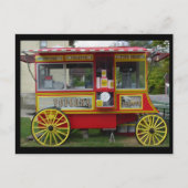 Popcorn Wagon Postkarte (Vorderseite)